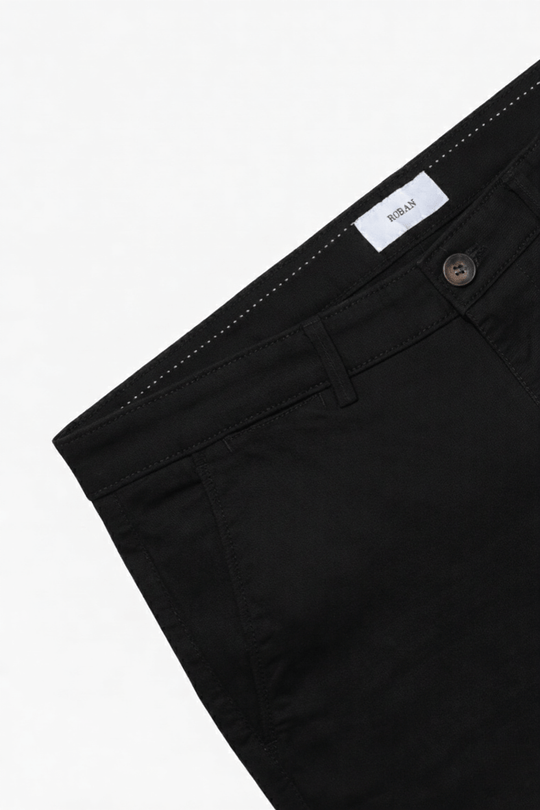 CONTEMPORARY FIT GABARDINE PANTS - Roban