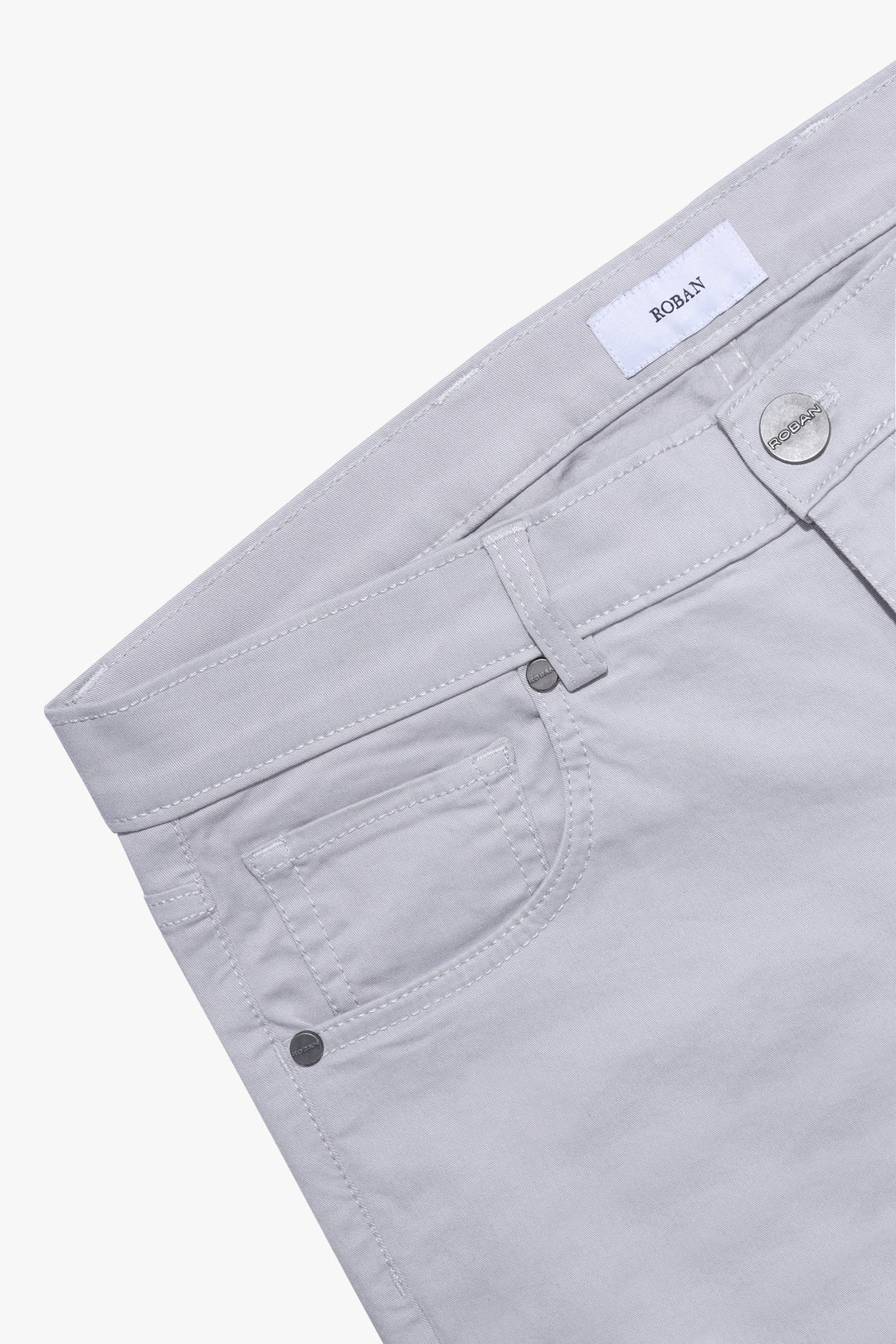 CONTEMPORARY FIT GABARDINE PANTS - Roban