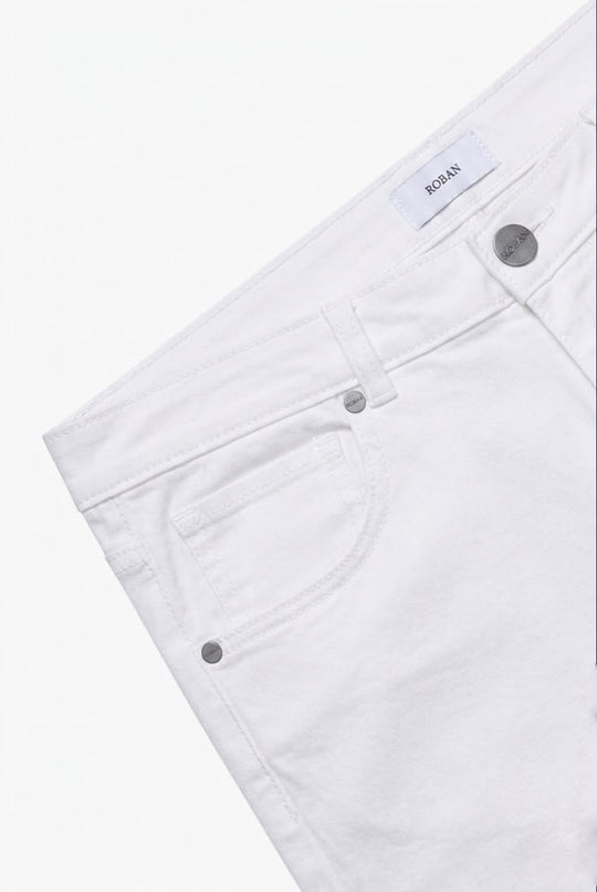 CONTEMPORARY FIT GABARDINE PANTS - Roban