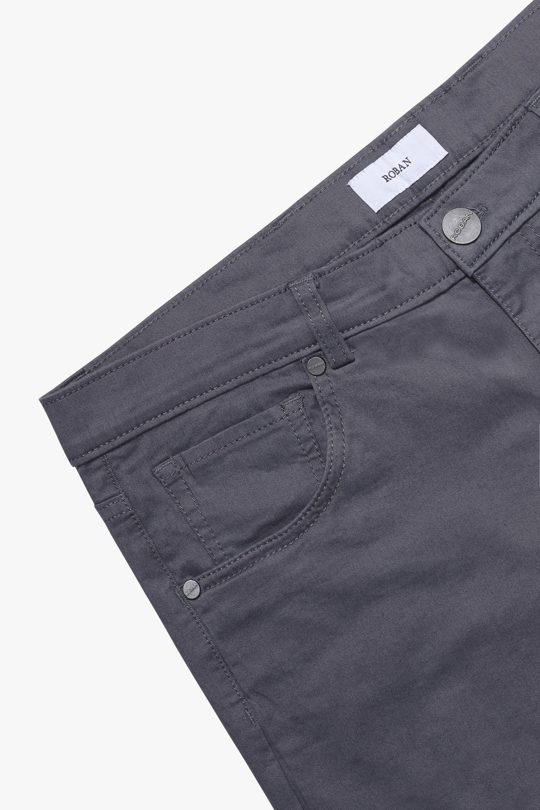 CONTEMPORARY FIT GABARDINE PANTS - Roban