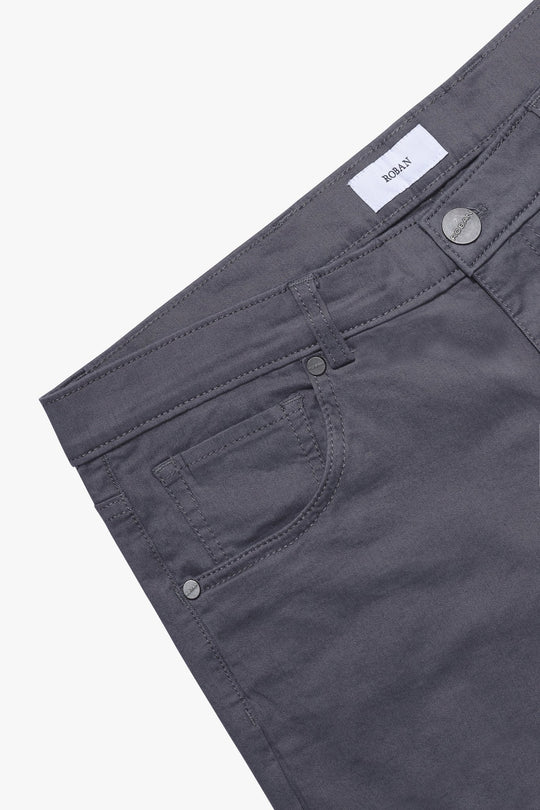 CONTEMPORARY FIT GABARDINE PANTS - Roban