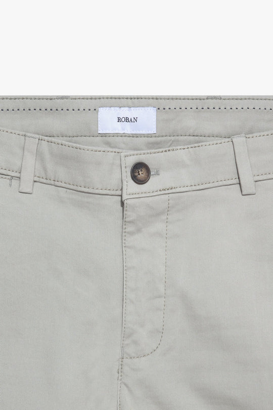 CONTEMPORARY FIT GABARDINE PANTS - Roban