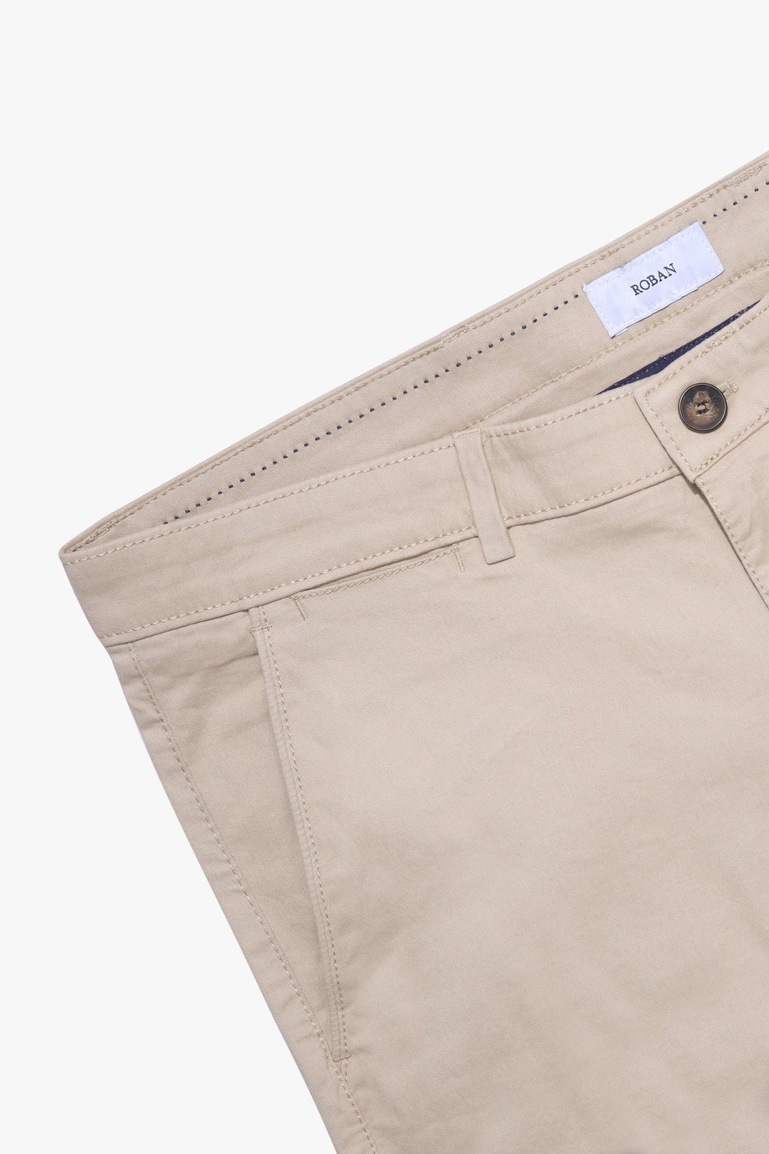 CONTEMPORARY FIT GABARDINE PANTS - Roban