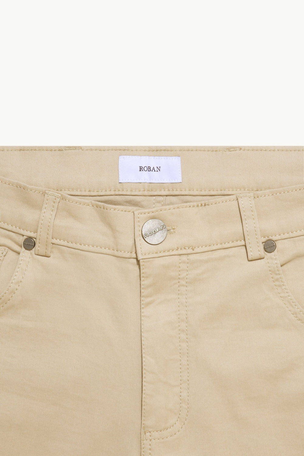 CONTEMPORARY FIT GABARDINE PANTS - Roban