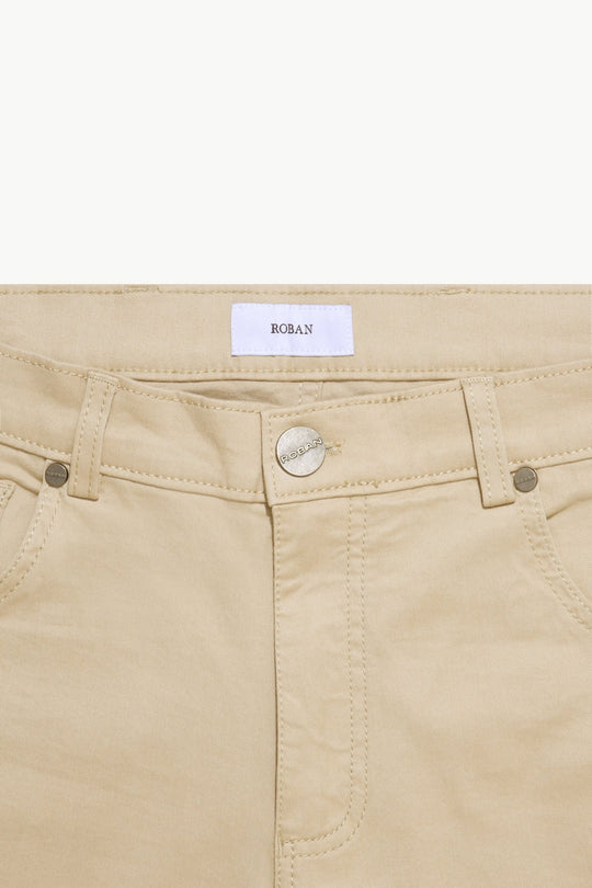 CONTEMPORARY FIT GABARDINE PANTS - Roban