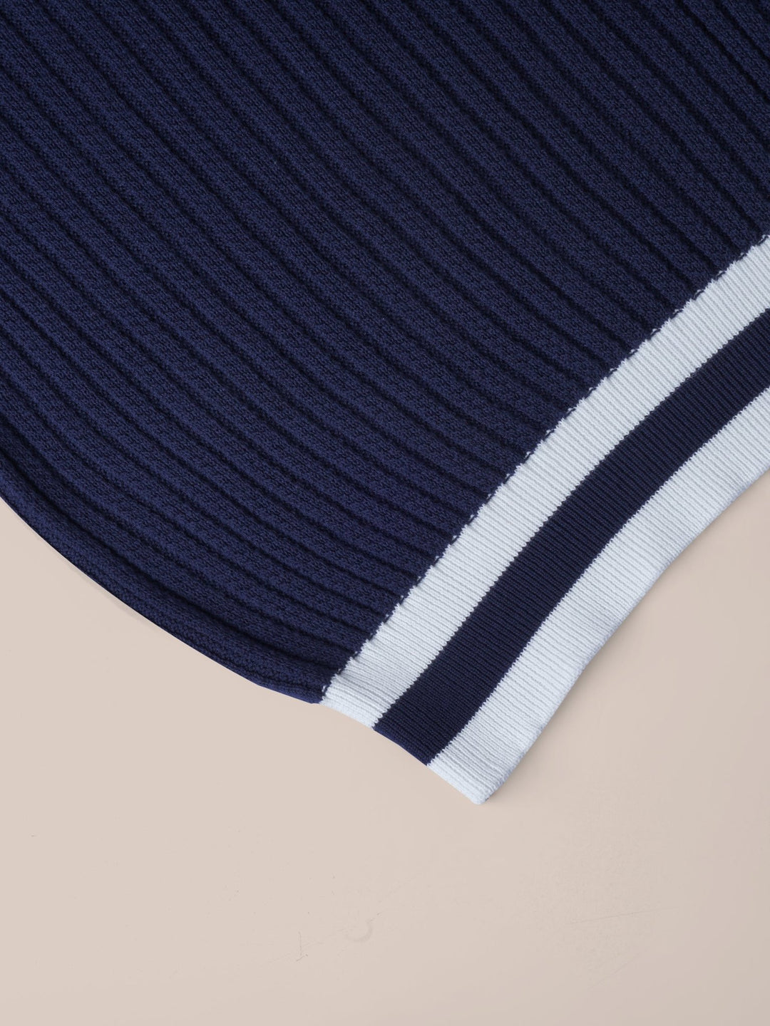 COTTON AJOUR KNITTED POLO SHIRT - Roban