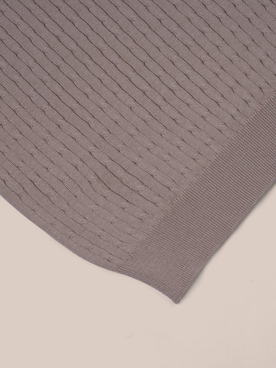 COTTON AJOUR KNITTED POLO SHIRT - Roban