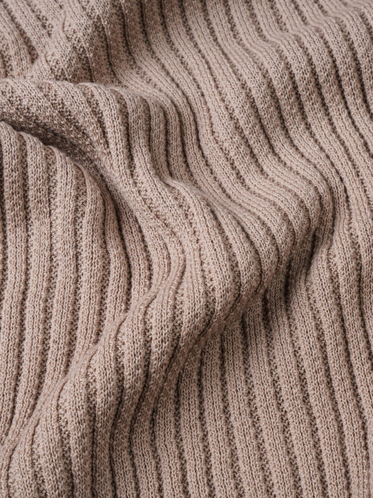 COTTON AJOUR KNITTED POLO SHIRT - Roban