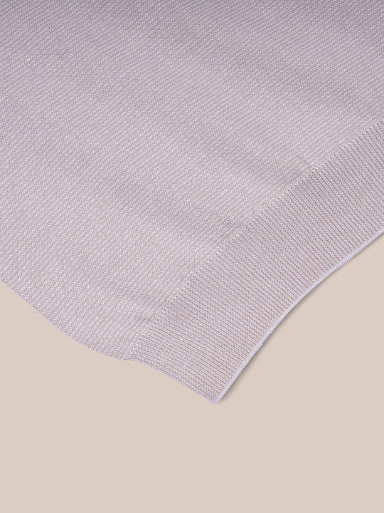 COTTON AJOUR KNITTED POLO SHIRT - Roban