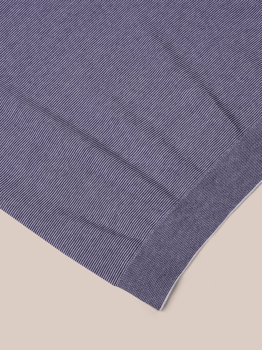 COTTON AJOUR KNITTED POLO SHIRT - Roban