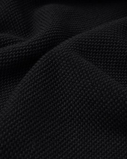 COTTON AJOUR KNITTED POLO SHIRT - Roban