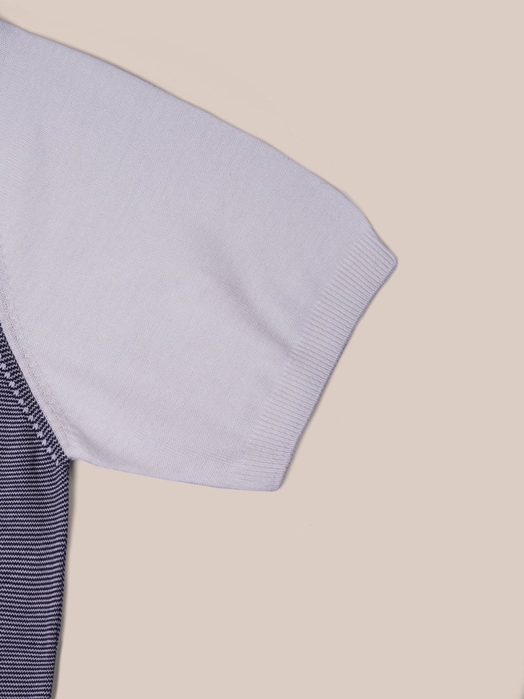 COTTON AJOUR KNITTED POLO SHIRT - Roban