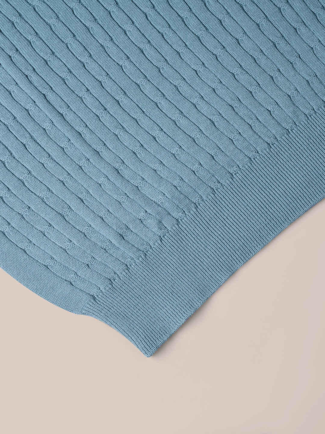 COTTON AJOUR KNITTED POLO SHIRT - Roban