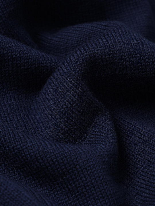 COTTON AJOUR KNITTED POLO SHIRT - Roban