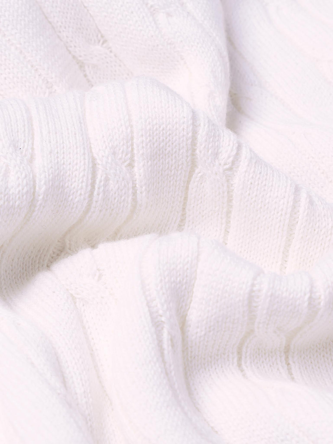 COTTON AJOUR KNITTED POLO SHIRT - Roban