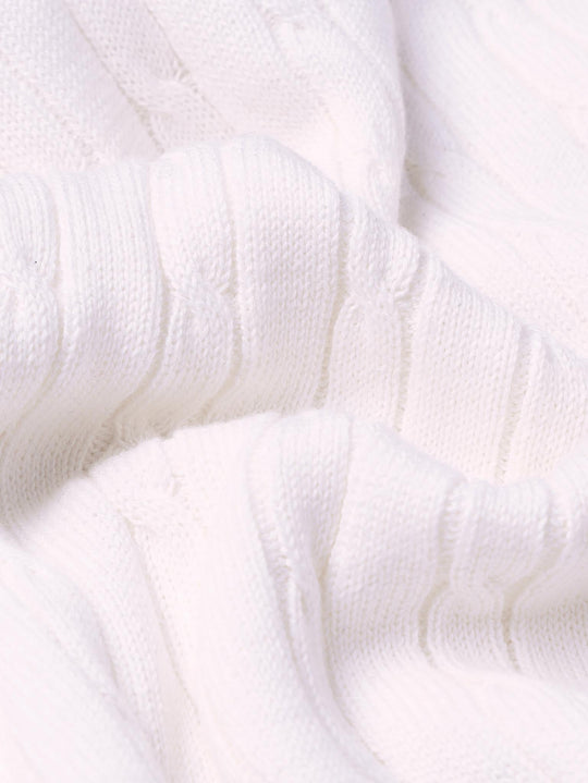 COTTON AJOUR KNITTED POLO SHIRT - Roban