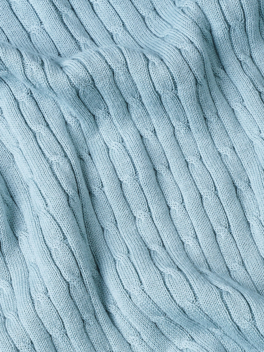 COTTON AJOUR KNITTED POLO SHIRT - Roban