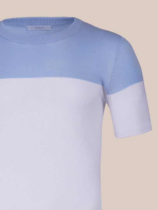 COTTON KNITTED CREWNECK SHIRT - Roban
