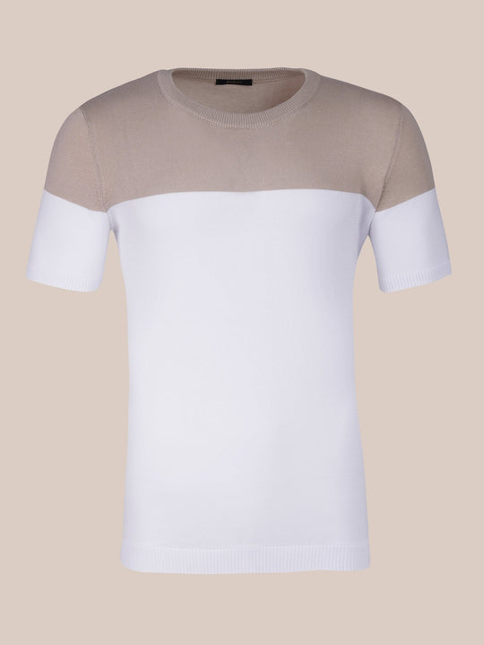 COTTON KNITTED CREWNECK SHIRT - Roban