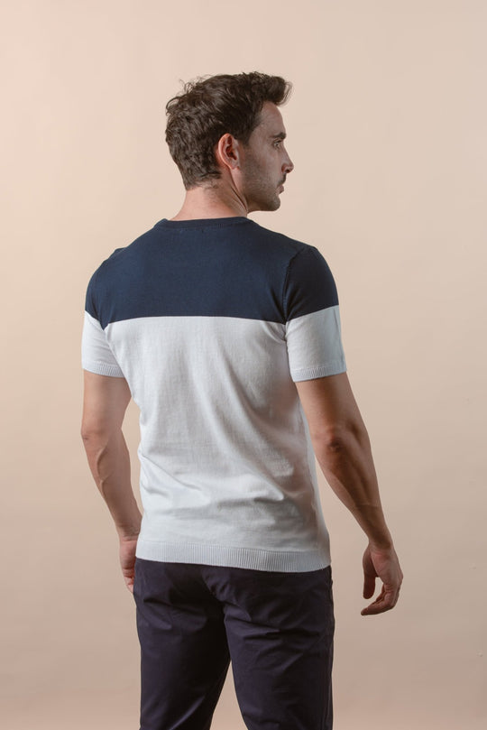 COTTON KNITTED CREWNECK SHIRT - Roban