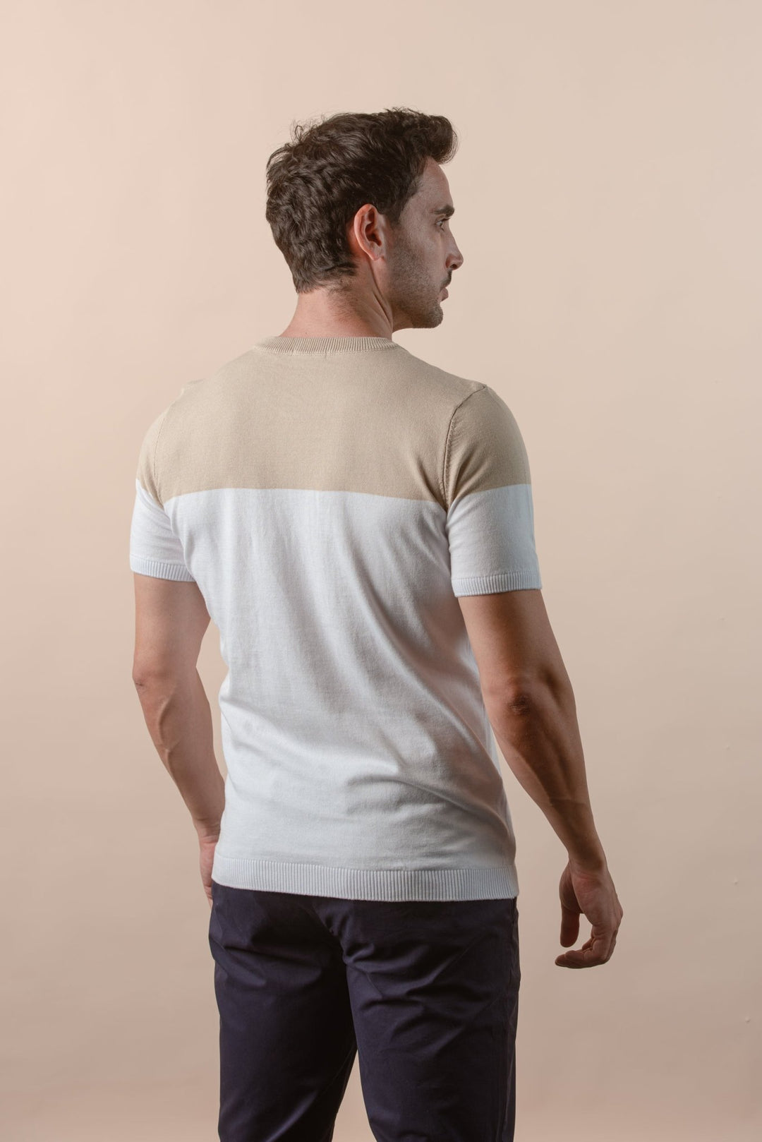 COTTON KNITTED CREWNECK SHIRT - Roban
