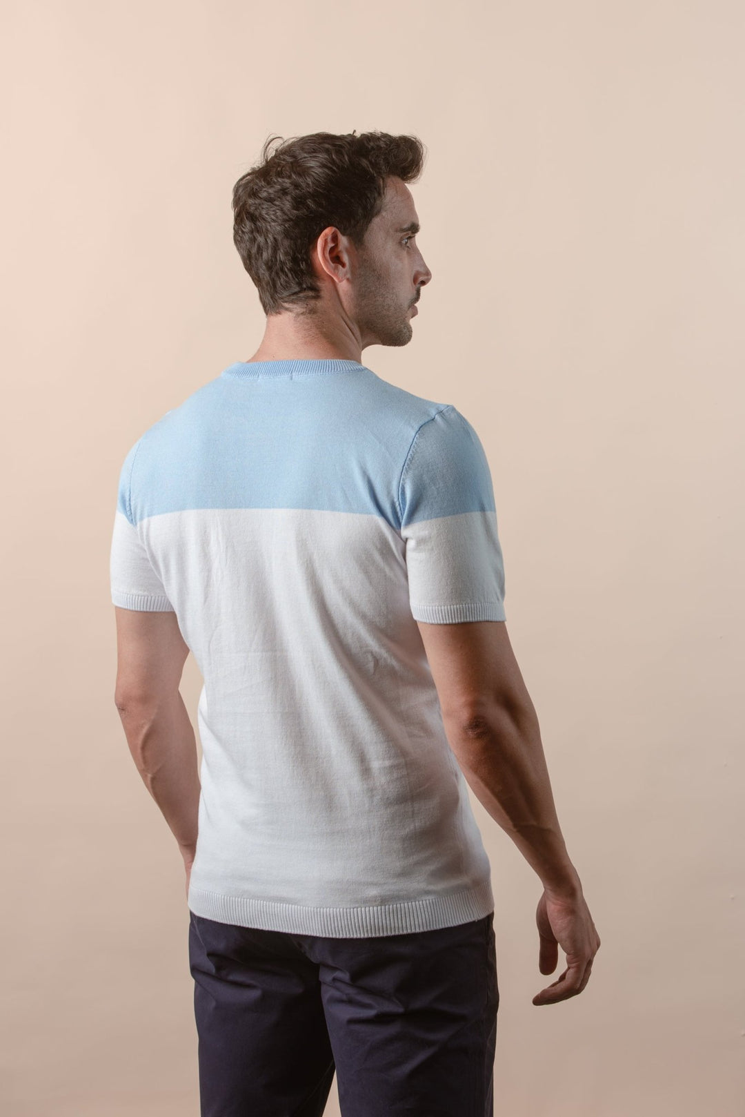 COTTON KNITTED CREWNECK SHIRT - Roban
