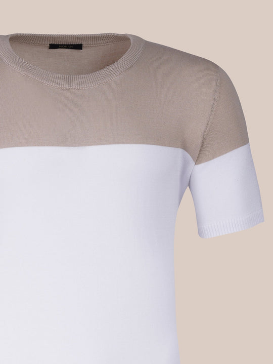 COTTON KNITTED CREWNECK SHIRT - Roban
