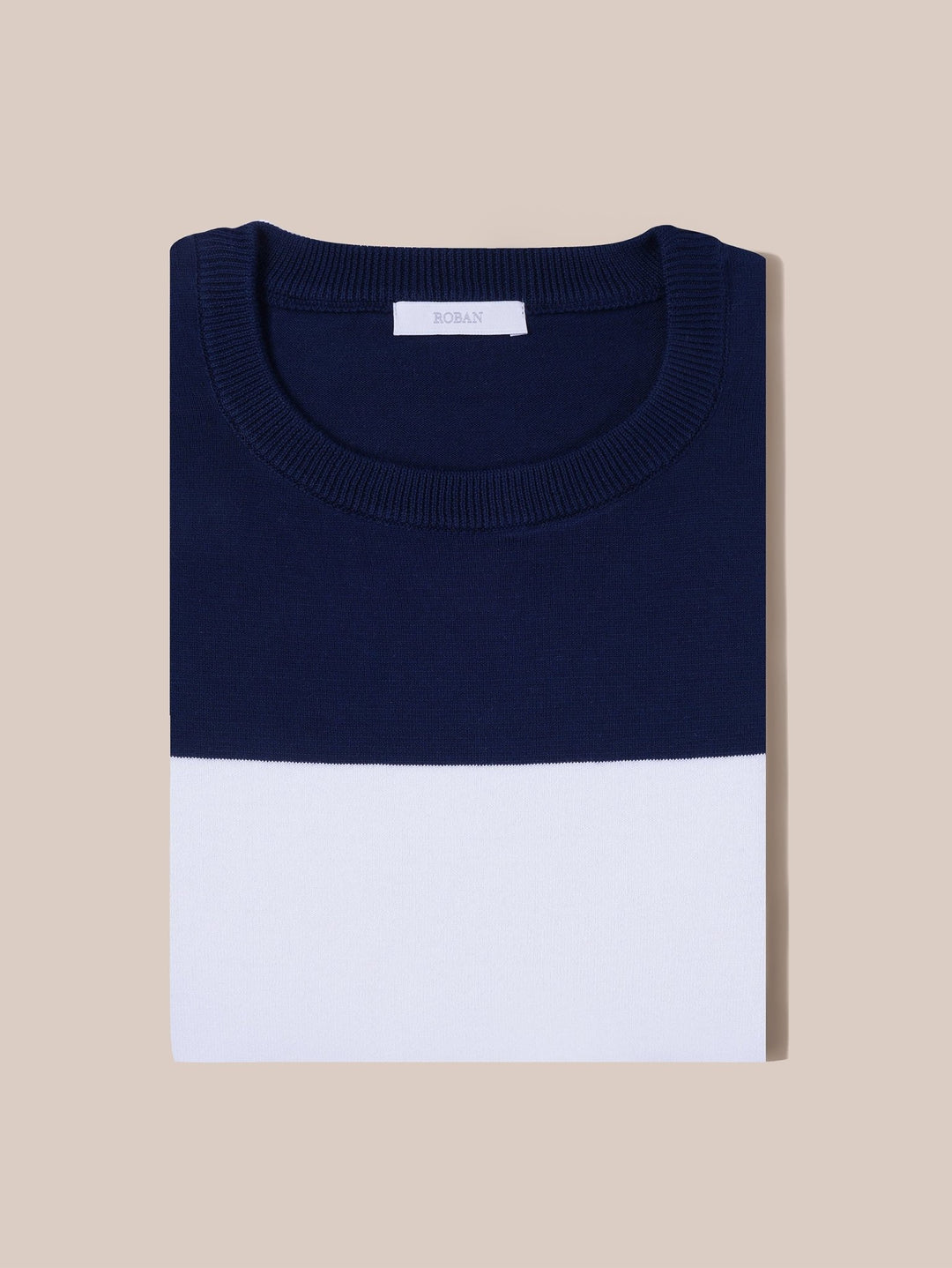 COTTON KNITTED CREWNECK SHIRT - Roban