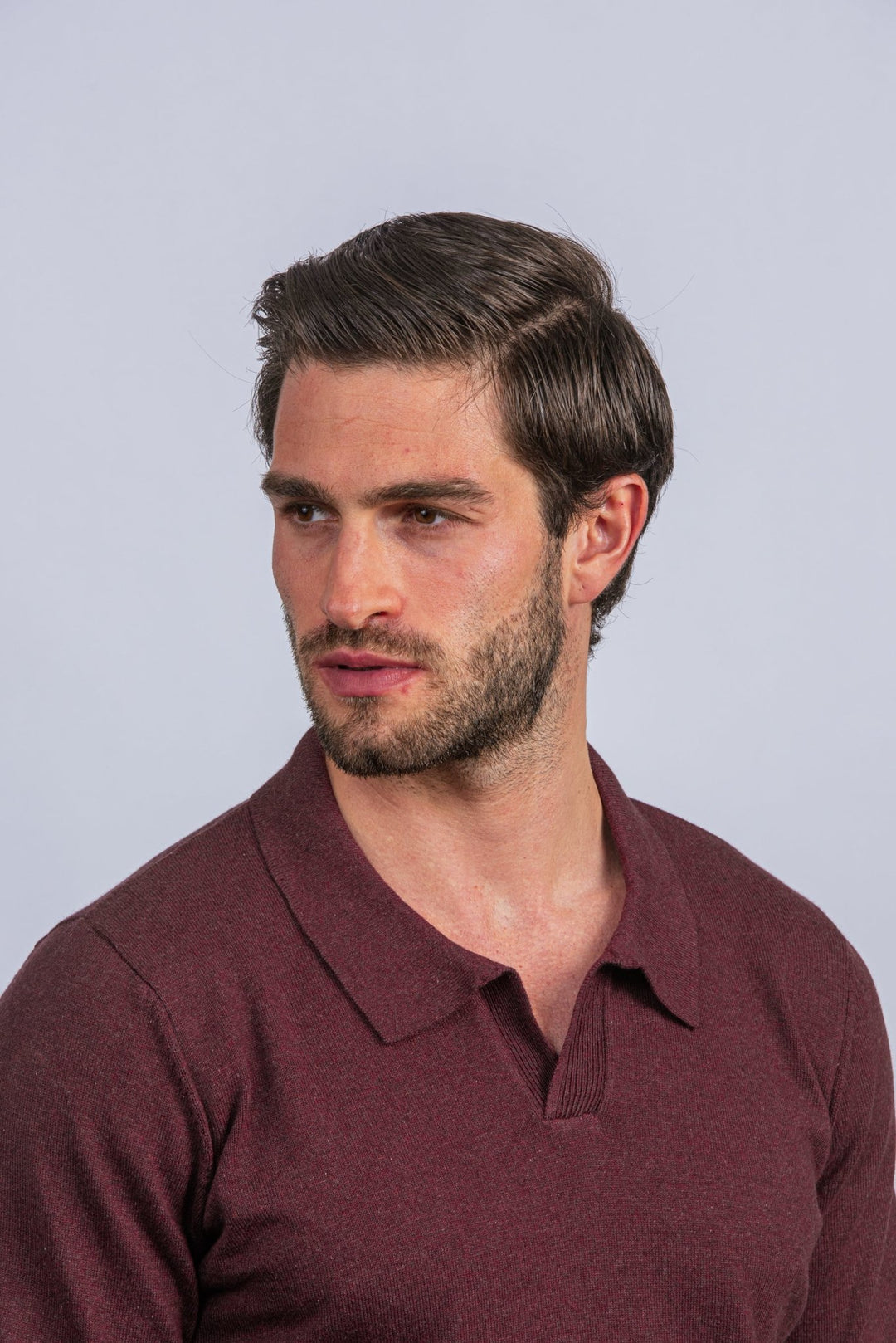 Cotton Knitted Polo pullover - Roban