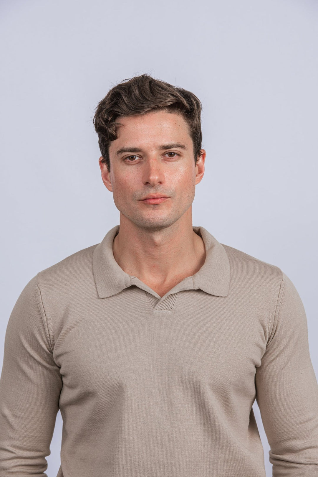 Cotton Knitted Polo pullover - Roban