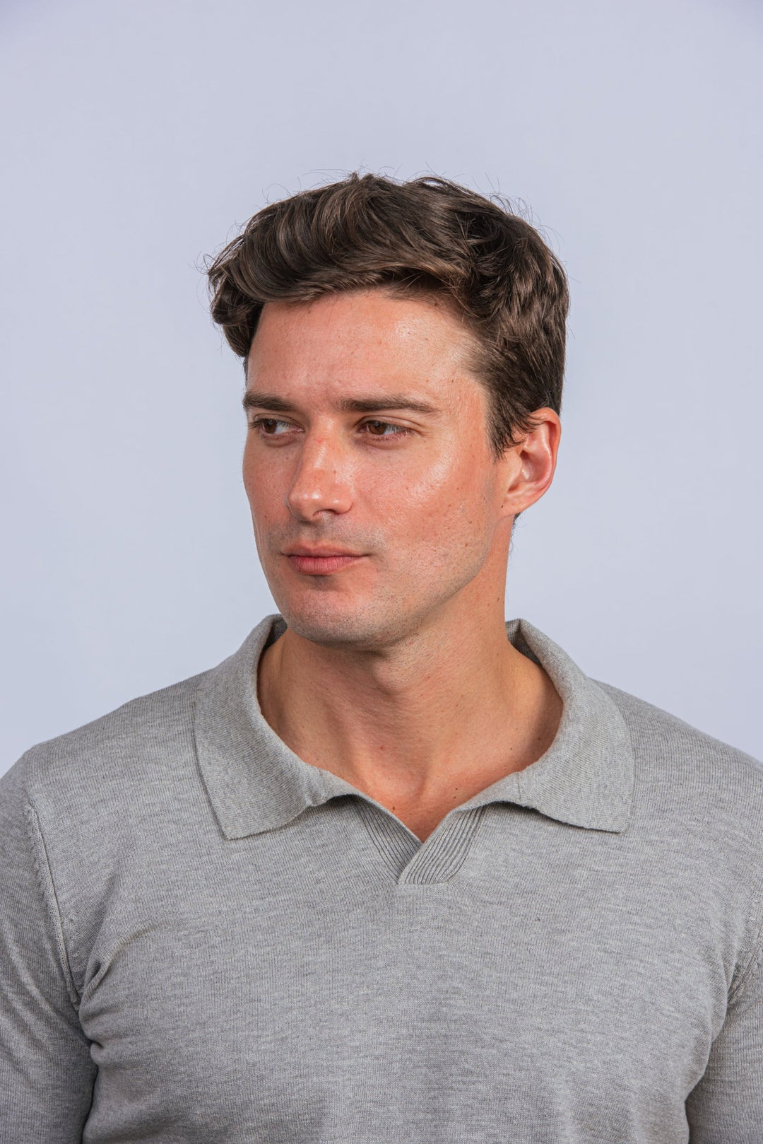 Cotton Knitted Polo pullover - Roban