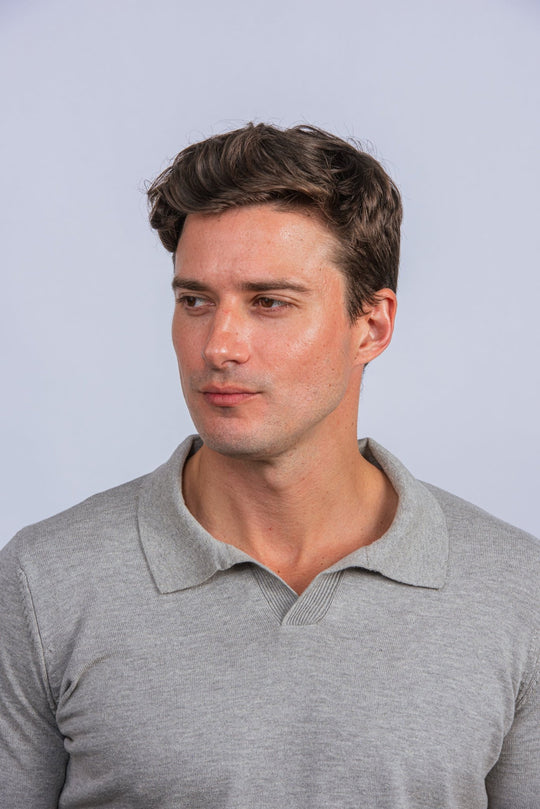 Cotton Knitted Polo pullover - Roban