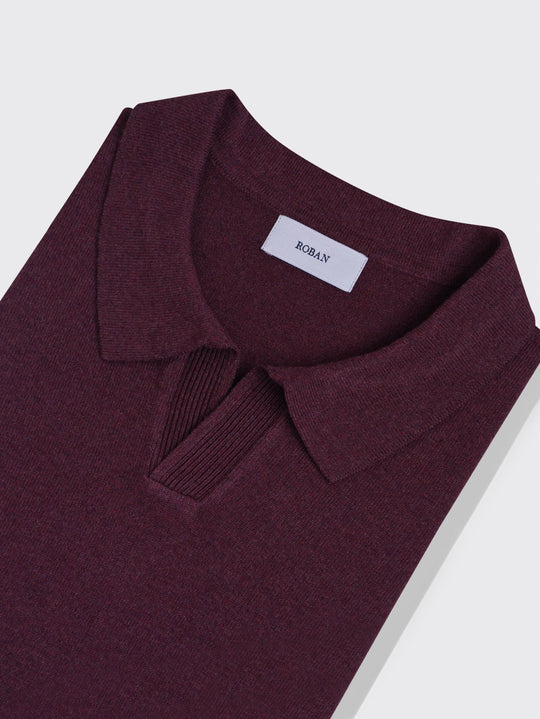 Cotton Knitted Polo pullover - Roban