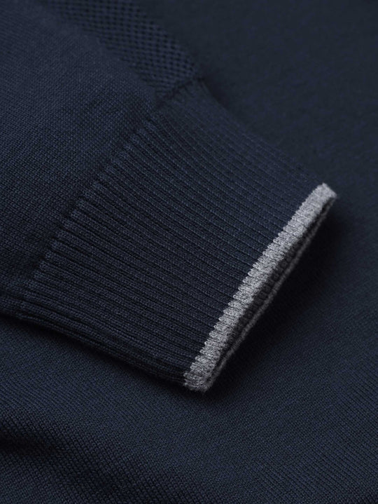 Cotton Knitted Polo pullover - Roban