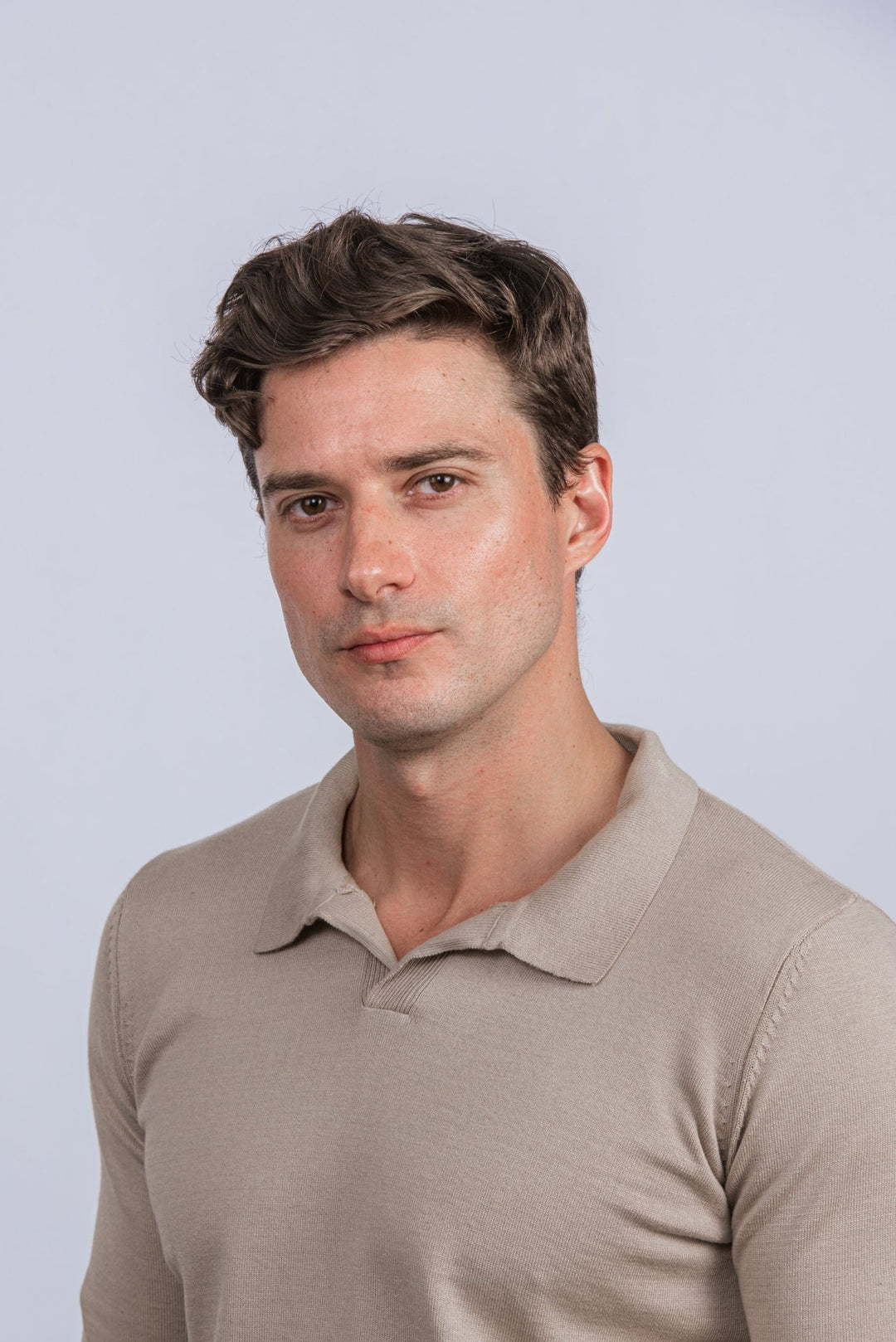 Cotton Knitted Polo pullover - Roban