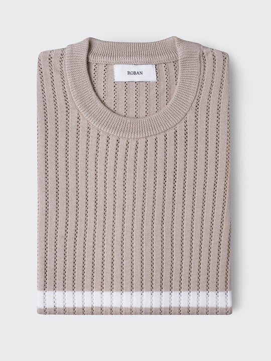 COTTON KNITTED POLO SHIRT - Roban
