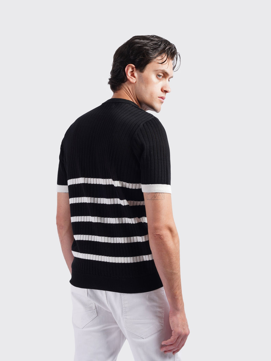 COTTON KNITTED POLO SHIRT - Roban