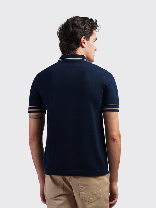 COTTON KNITTED POLO SHIRT - Roban