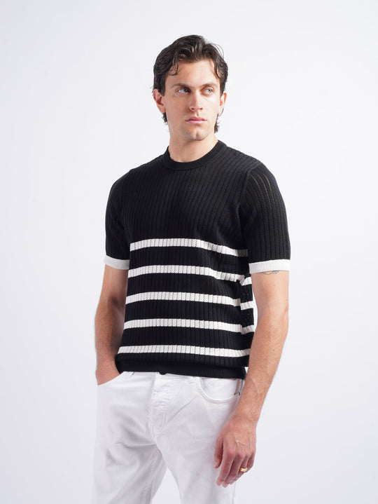 COTTON KNITTED POLO SHIRT - Roban