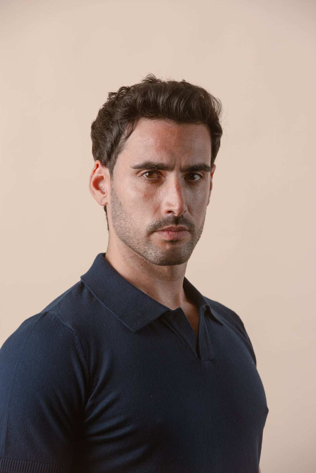 COTTON KNITTED POLO SHIRT - Roban