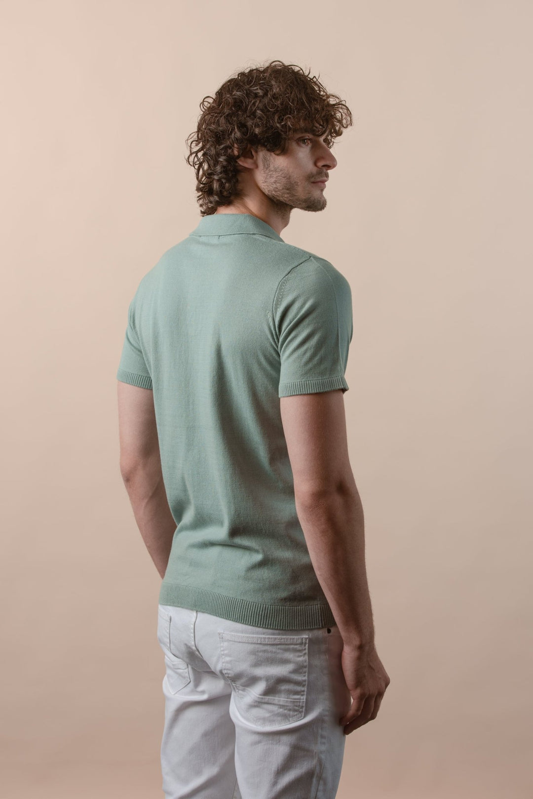 COTTON KNITTED POLO SHIRT - Roban