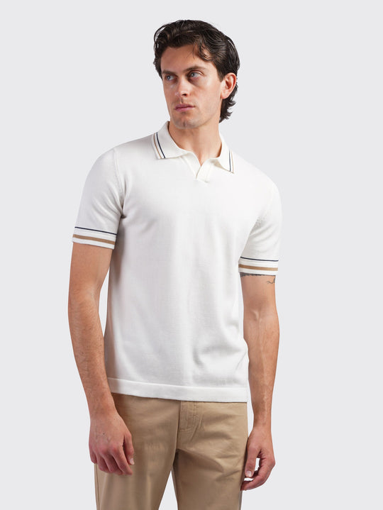 COTTON KNITTED POLO SHIRT - Roban