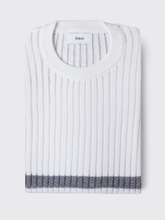 COTTON KNITTED POLO SHIRT - Roban