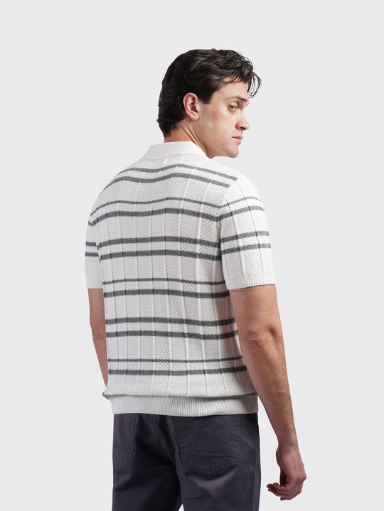 COTTON KNITTED POLO SHIRT - Roban