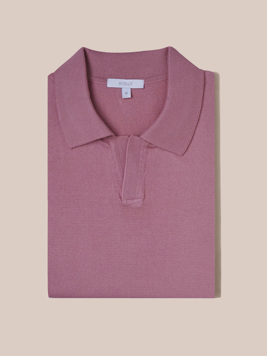 COTTON KNITTED POLO SHIRT - Roban