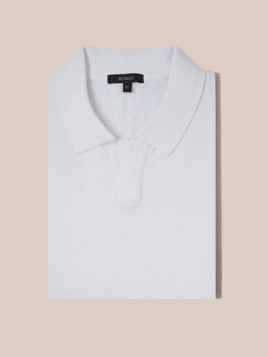COTTON KNITTED POLO SHIRT - Roban