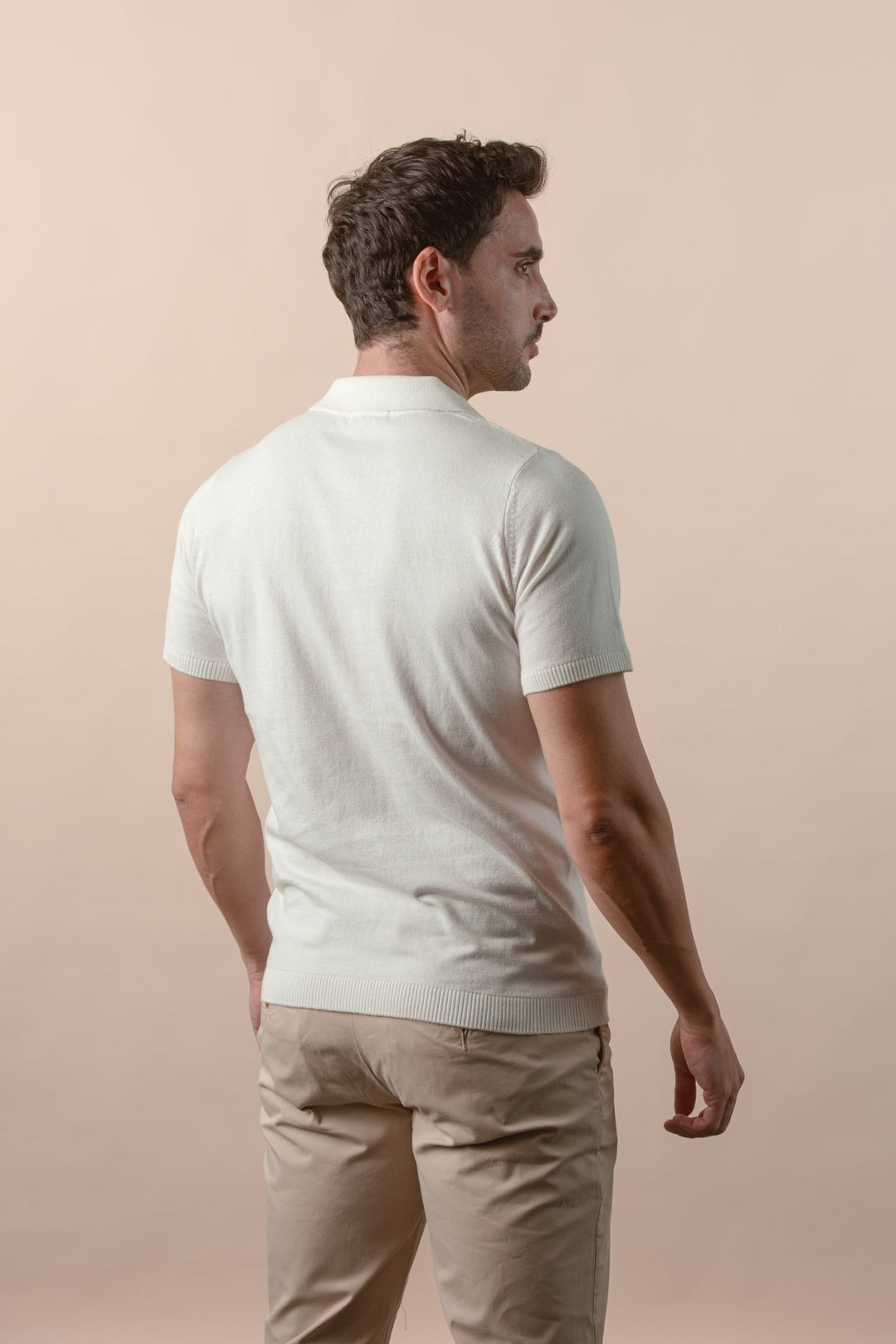 COTTON KNITTED POLO SHIRT - Roban