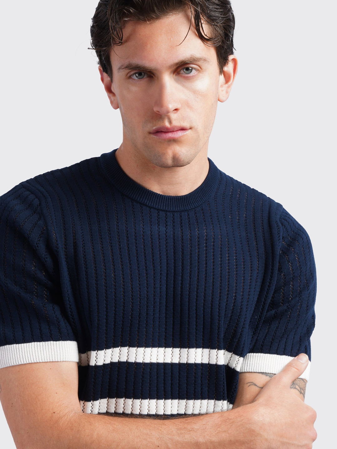 COTTON KNITTED POLO SHIRT - Roban