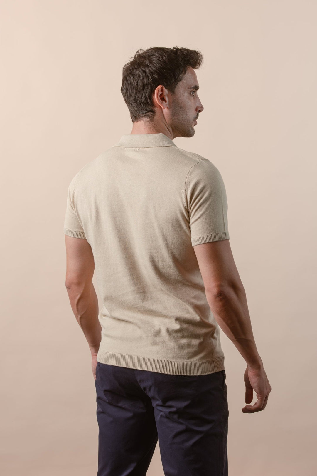 COTTON KNITTED POLO SHIRT - Roban