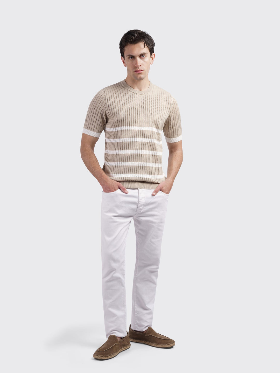 COTTON KNITTED POLO SHIRT - Roban